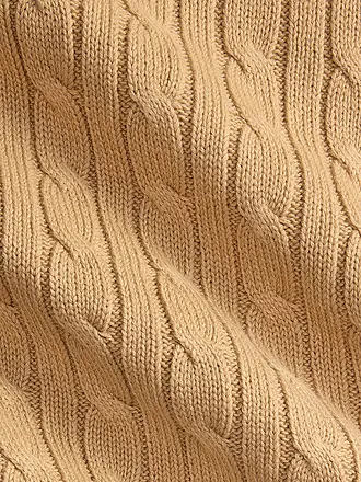 POLO RALPH LAUREN | Couverture en tricot pour bébé | camel